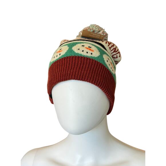 New ~ BROOKS RUNNING ~ Run Merry Pom Beanie - Picture 2 of 5